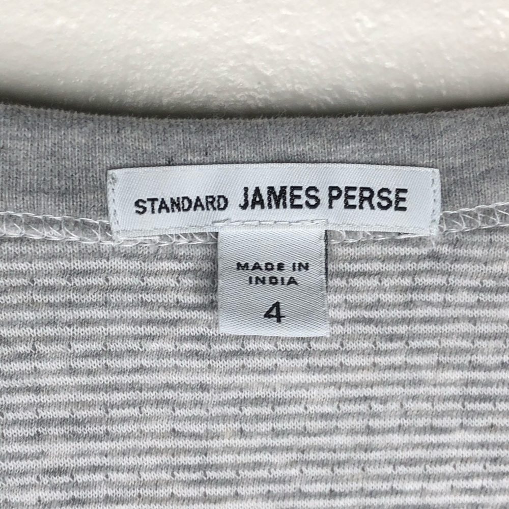 James Perse Striped Raglan Pullover Sweatshirt4 - image 6
